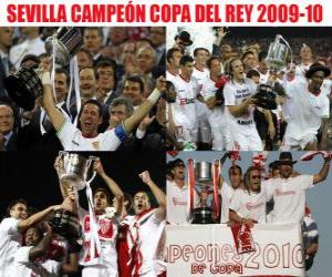yapboz Kupa şampiyonu Sevilla 2009-2010